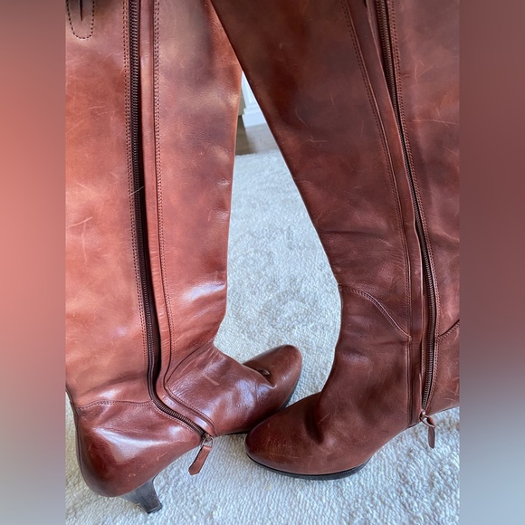 Cole Haan Nike Air Knee High Leather Boots - Picture 4 of 13